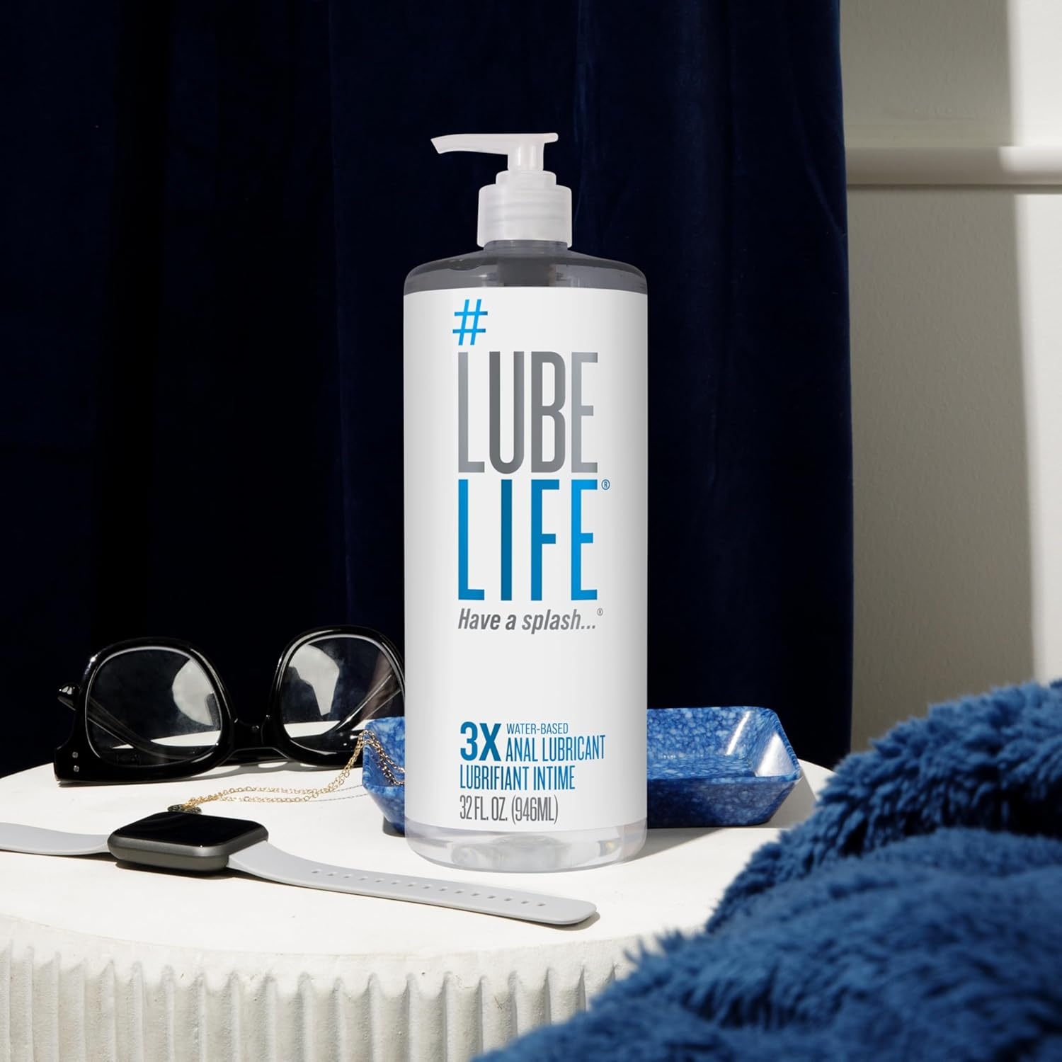 image:imageLUBELIFE 3X Anal Lube Extra Thick Water Based Lube for Men Women amp Couples NonSticky Toy amp Condom Compatible Personal Lubricant 8 Fl Oz32 Fl Oz Pack of 1