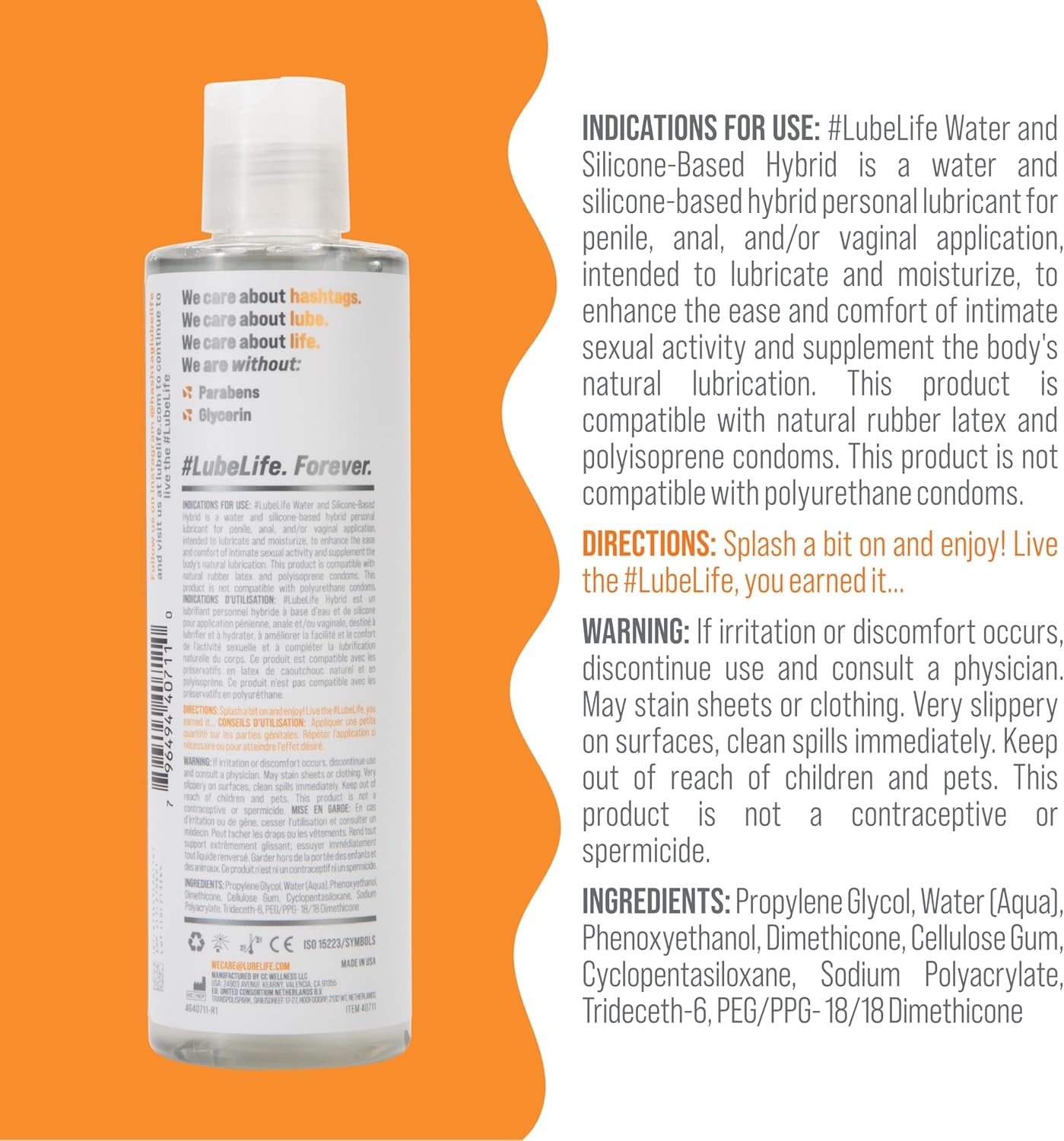 image:imageLUBELIFE Fertility Lube Water Based Personal Lubricant for Men Women amp Couples Pregnancy Must Haves SpermFriendly Vegan Travel Size 2 Fl OzHybrid