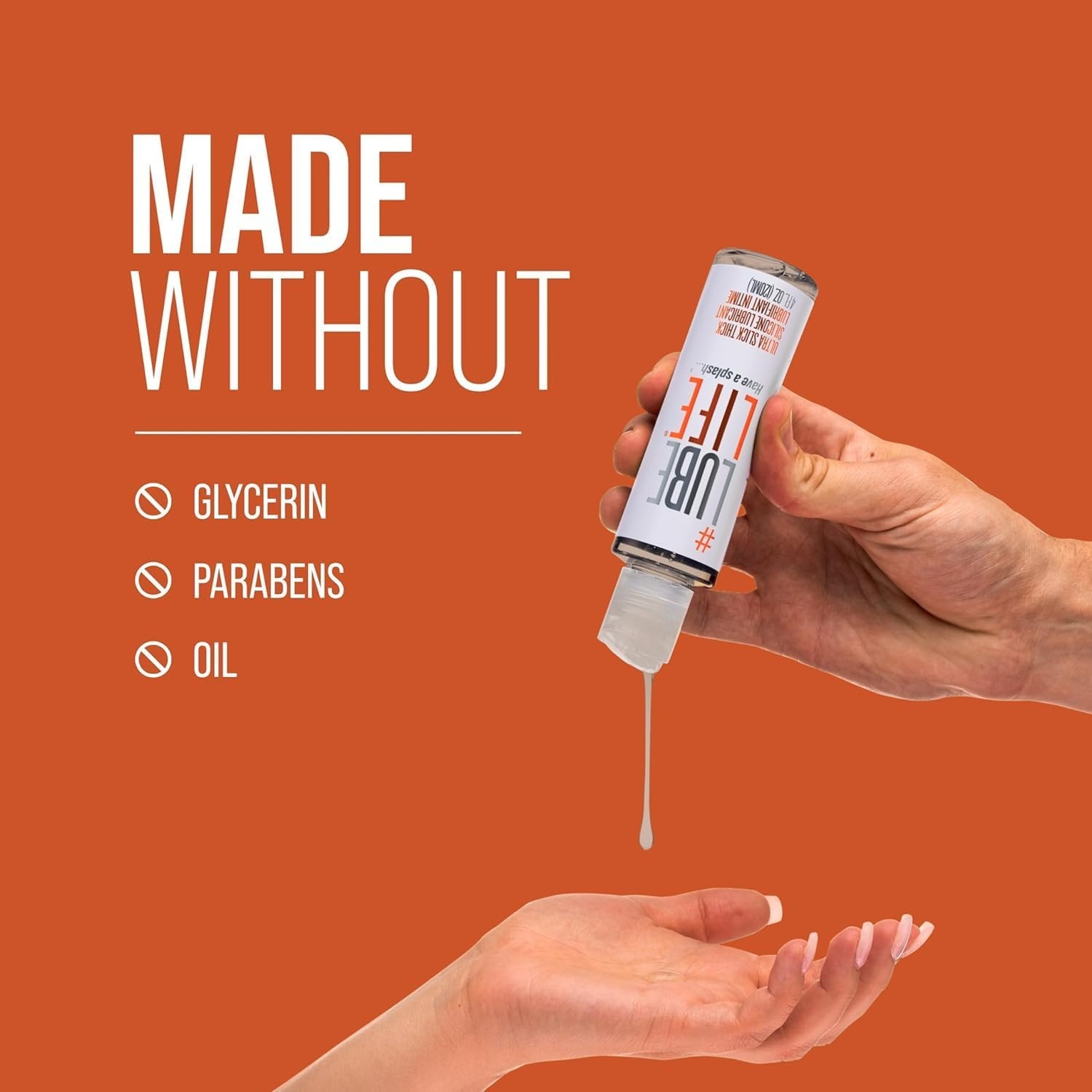 image:imageLUBELIFE Ultra Slick Thick SiliconeBased Lubricant Water Resistant Thick Silicone Lube for Men Women and Couples 8 Fl Oz4 Fl Oz Pack of 1