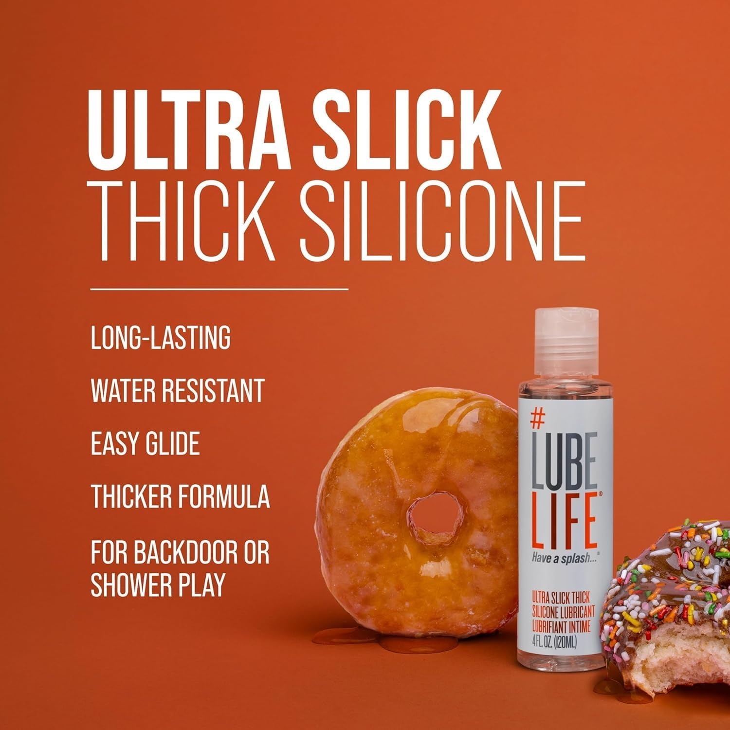 image:imageLUBELIFE Ultra Slick Thick SiliconeBased Lubricant Water Resistant Thick Silicone Lube for Men Women and Couples 8 Fl Oz4 Fl Oz Pack of 1