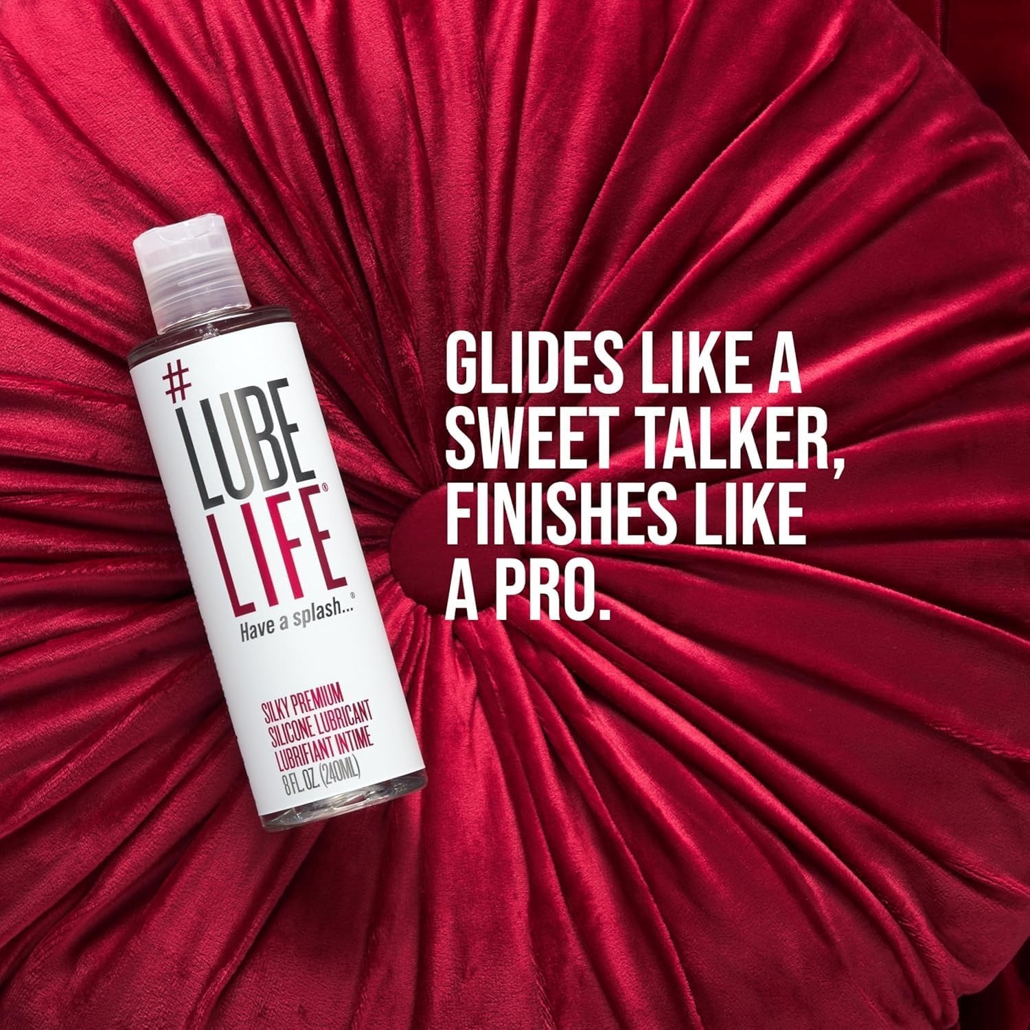 image:imageLUBELIFE Ultra Slick Thick SiliconeBased Lubricant Water Resistant Thick Silicone Lube for Men Women and Couples 8 Fl Oz8 Fl Oz Pack of 1