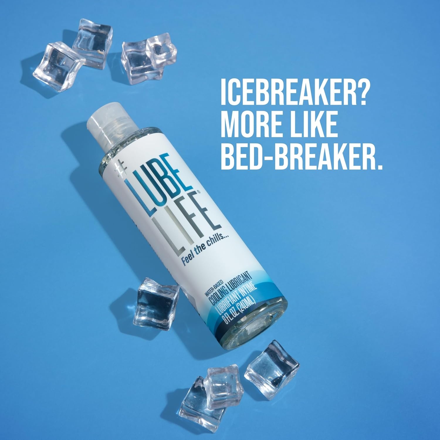 image:imageLUBELIFE WaterBased Warming Lubricant Warm Invigorating Heating Sensation Lube for Men Women and Couples 8 Fl OzCooling