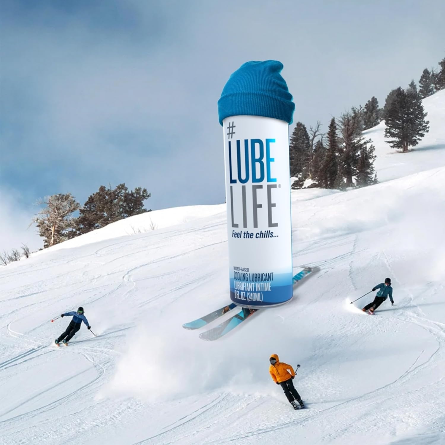 image:imageLUBELIFE WaterBased Warming Lubricant Warm Invigorating Heating Sensation Lube for Men Women and Couples 8 Fl OzCooling