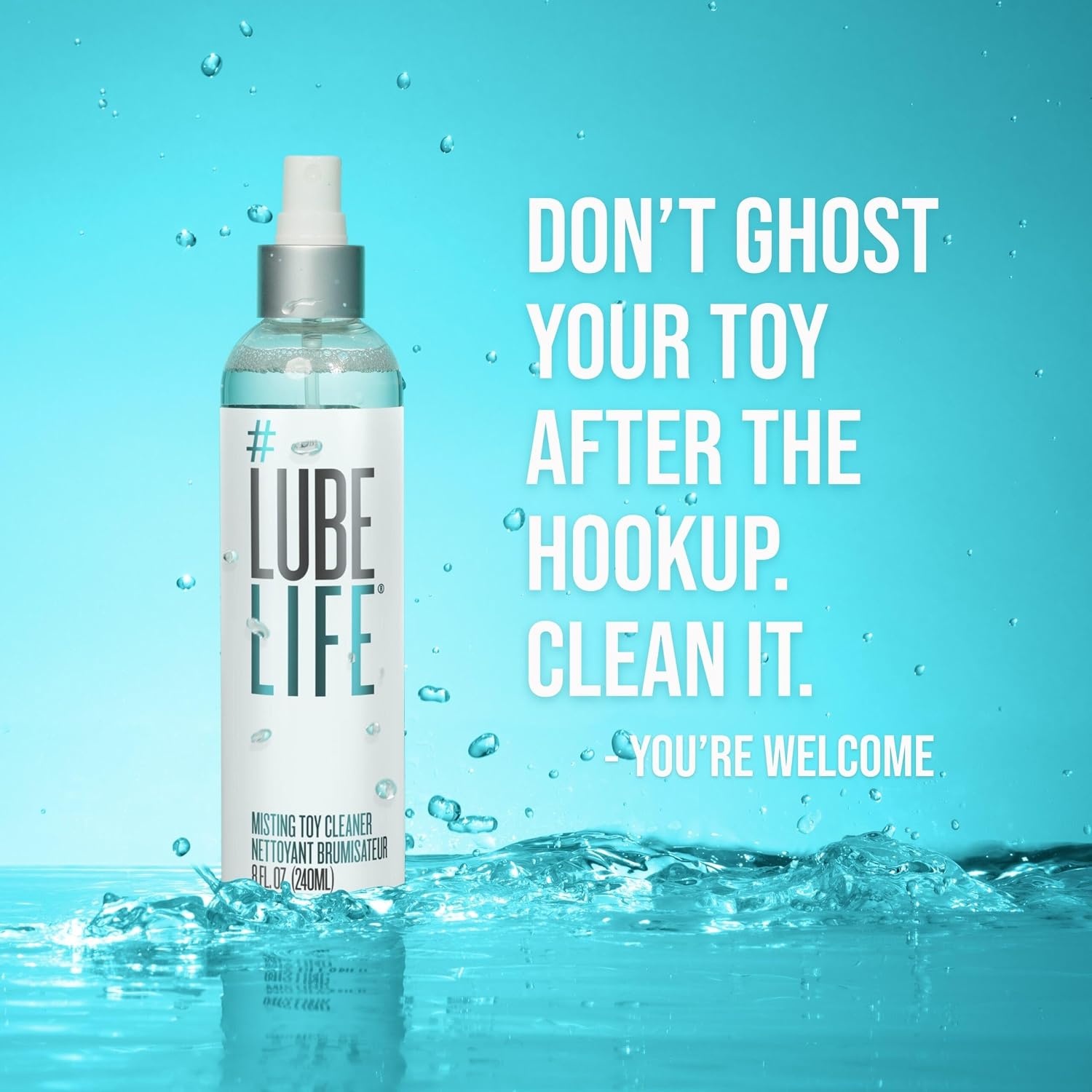 image:imageToyLife LUBELIFE AllPurpose Misting Toy Cleaner AllPurpose Cleaning Solution Sprays Perfect Amount 8 Fl Oz8 Fl Oz Pack of 1