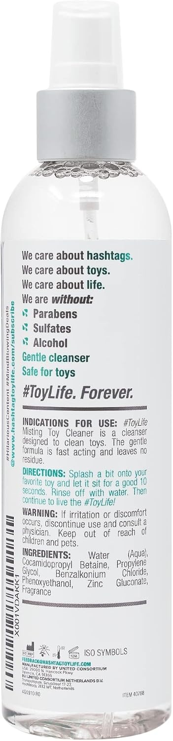 image:imageToyLife LUBELIFE AllPurpose Misting Toy Cleaner AllPurpose Cleaning Solution Sprays Perfect Amount 8 Fl Oz8 Fl Oz Pack of 2