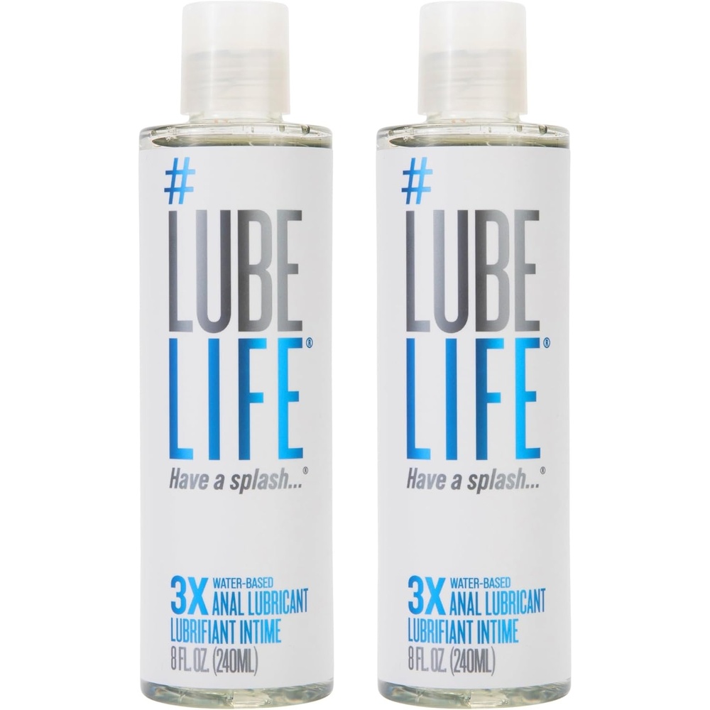 image:imageLUBELIFE 3X Anal Lube Extra Thick Water Based Lube for Men Women amp Couples NonSticky Toy amp Condom Compatible Personal Lubricant 8 Fl Oz8 Fl Oz Pack of 2
