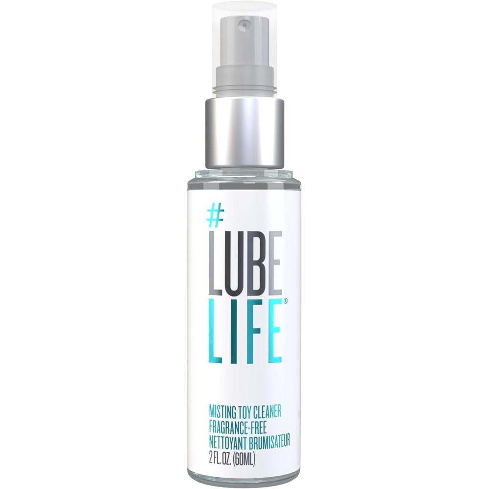 image:imageLUBELIFE Misting Toy Cleaner 2oz Travel Size FreshScented Spray Cleaner for Sex Toys TSAFriendly Compact Bottle Gentle Mist Formula Safe for Silicone Glass Metal ParabenFree Made in USA