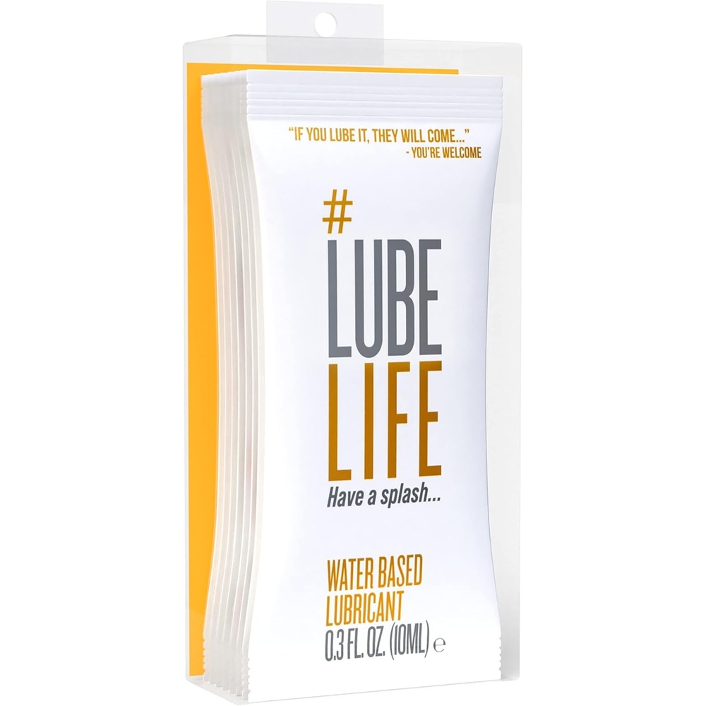 image:imageLUBELIFE Ultra Slick Thick SiliconeBased Lubricant Water Resistant Thick Silicone Lube for Men Women and Couples 8 Fl Oz03 Fl Oz Pack of 8