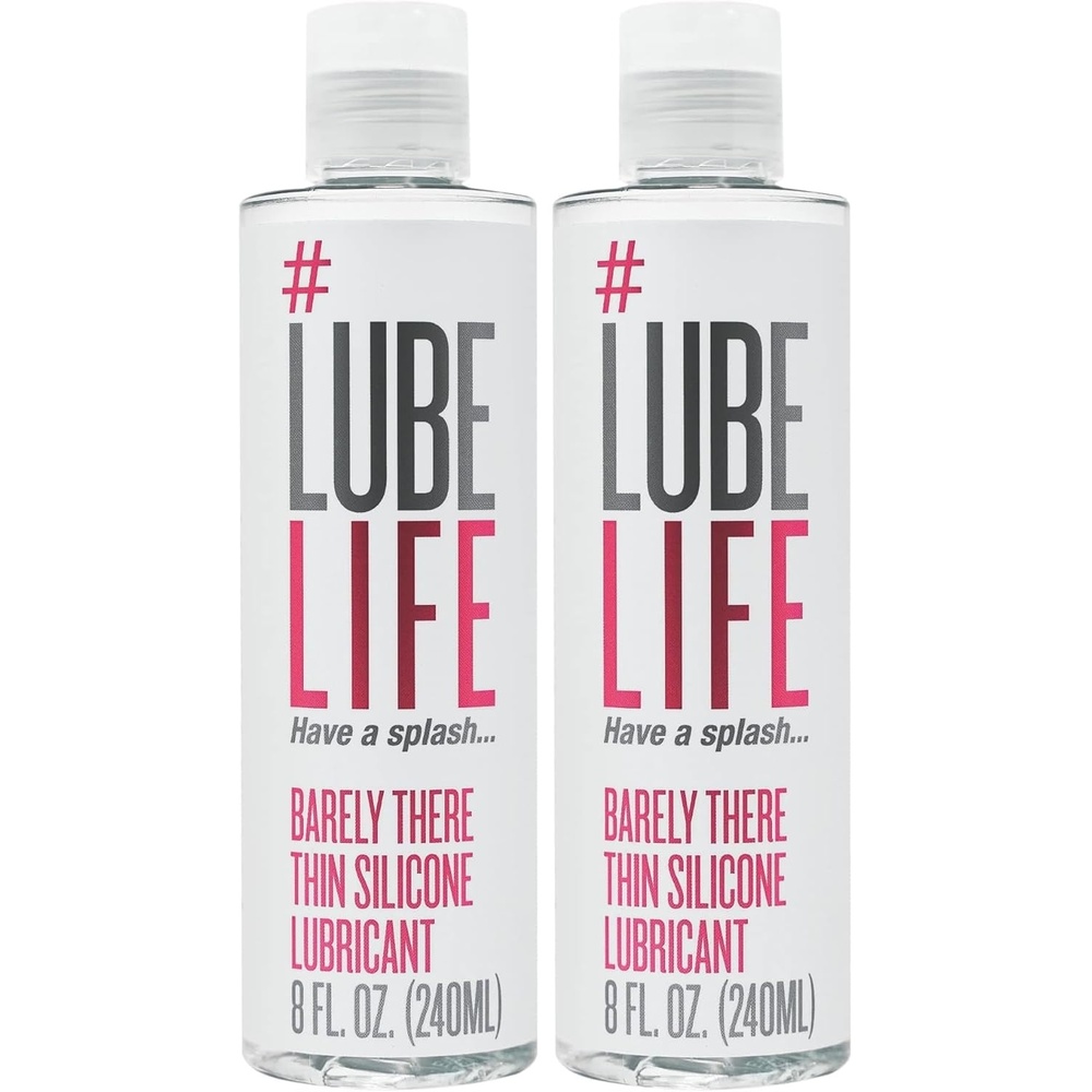 image:imageLUBELIFE Ultra Slick Thick SiliconeBased Lubricant Water Resistant Thick Silicone Lube for Men Women and Couples 8 Fl Oz8 Fl Oz Pack of 2