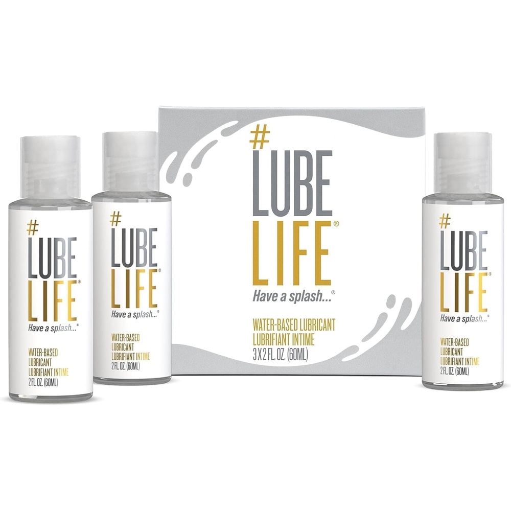 image:imageLUBELIFE WaterBased Lube 2 Fl Oz Personal Lubricant for Men Women amp Couples Travel Size NonStaining Easy CleanUp ToySafe2 Fl Oz Pack of 3
