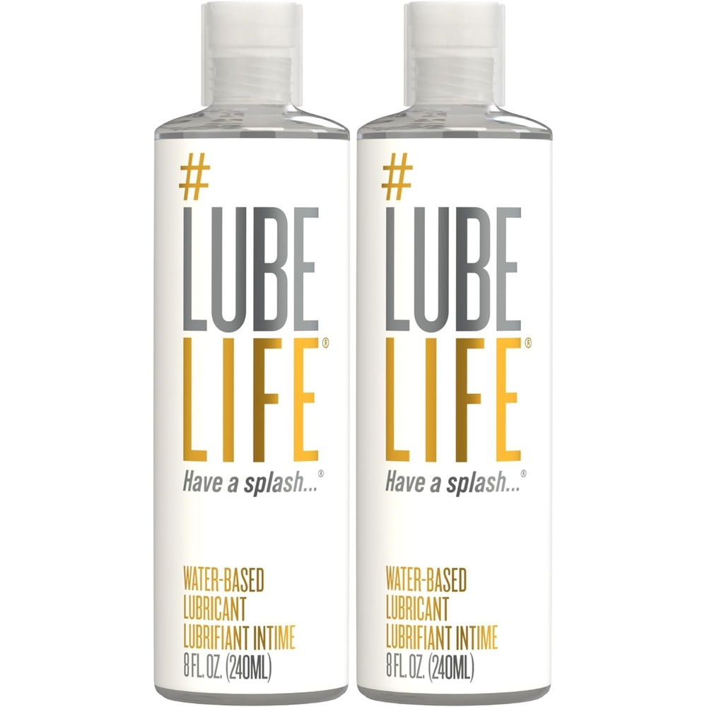 image:imageLUBELIFE WaterBased Lube 2 Fl Oz Personal Lubricant for Men Women amp Couples Travel Size NonStaining Easy CleanUp ToySafe8 Fl Oz Pack of 2