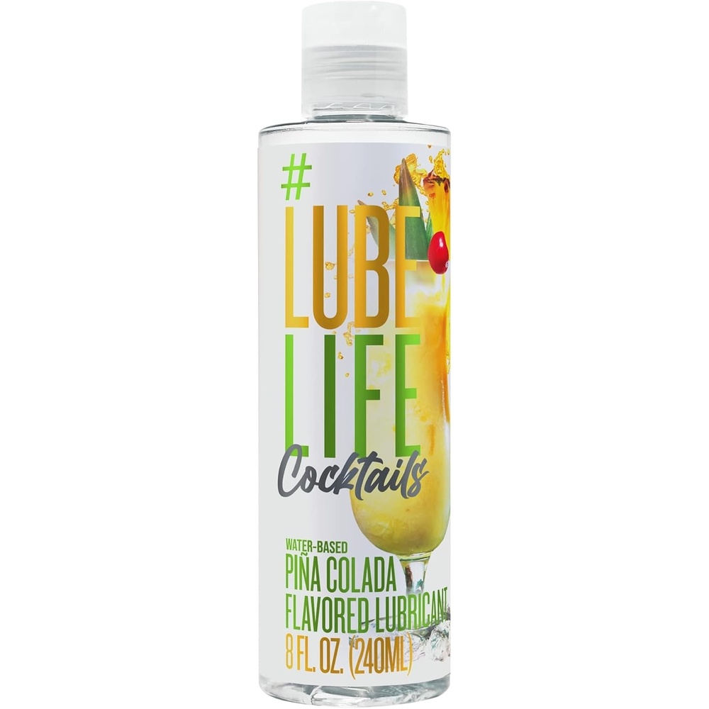 image:imageLUBELIFE WaterBased Pia Colada Flavored Lubricant Personal Lube for Men Women and Couples Made Without Added Sugar 8 Fl Oz