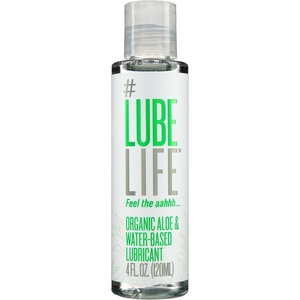 LUBELIFE Fertility Lube – Water Based Personal Lubricant for Men, Women & Couples – Pregnancy Must Haves, Sperm-Friendly, Vegan, Travel Size, 2 Fl Oz(Organic Aloe)