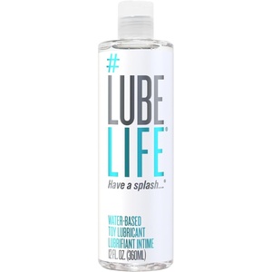 LUBELIFE Water Based Lube – Toy-Safe Personal Lubricant for Men, Women & Couples, Travel Size, Non-Staining, Easy Clean-Up, 8 Fl Oz(12 Fl Oz (Pack of 1))