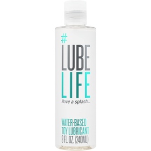 LUBELIFE Water Based Lube – Toy-Safe Personal Lubricant for Men, Women & Couples, Travel Size, Non-Staining, Easy Clean-Up, 8 Fl Oz(8 Fl Oz (Pack of 1))