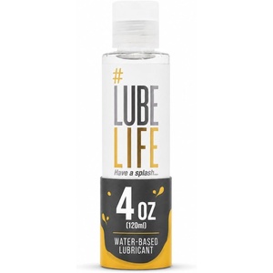 LUBELIFE Water-Based Lube 2 Fl Oz. Personal Lubricant for Men, Women & Couples, Travel Size, Non-Staining, Easy Clean-Up, Toy-Safe(4 Fl Oz (Pack of 1))