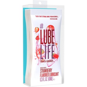 LUBELIFE Water-Based Watermelon Flavored Lubricant, Personal Lube for Men, Women and Couples, Made Without Added Sugar, 8 Fl Oz(0.3 Fl Oz (Pack of 8))